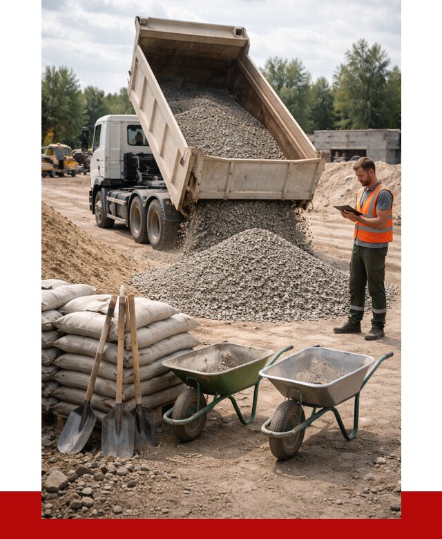 Доставка нерудных материалов в Клинцах от 1248 руб. | ПРОНЕРУДКлы