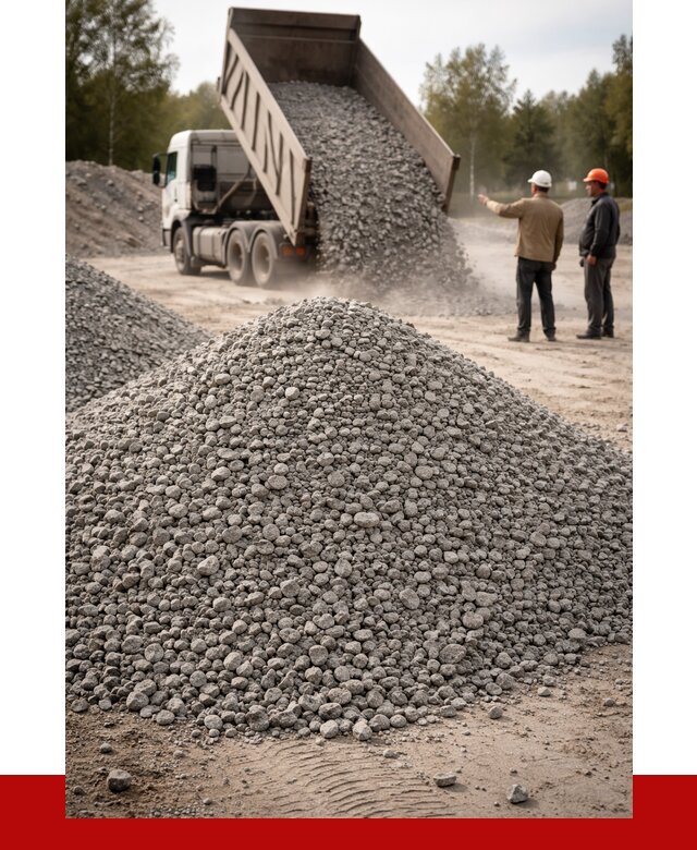 Гранитный щебень фракция 0-5 в Клинцах от 3015 руб ПРОНЕРУДКлы