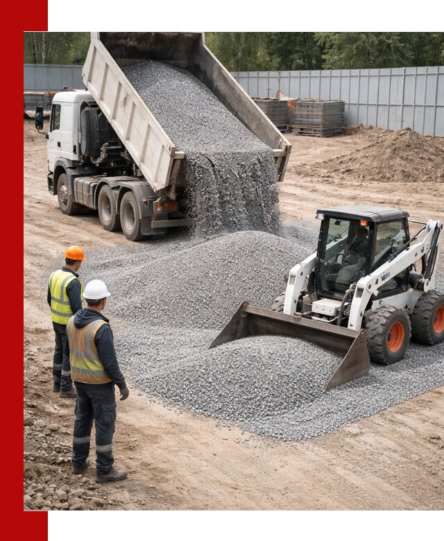 Доставка и продажа гранитного щебня фракции 0-5 в Клинцах