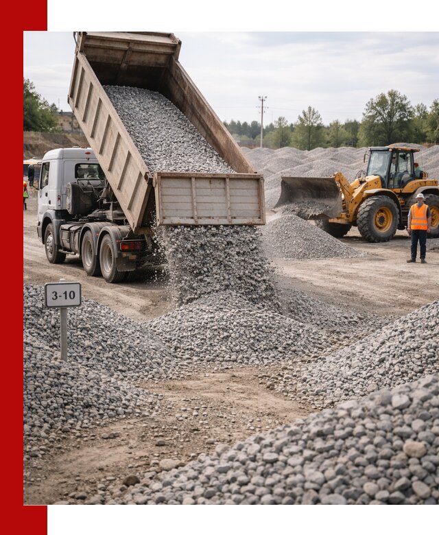 Гранитный щебень фракции 3–10: доставка и продажа в Клинцах