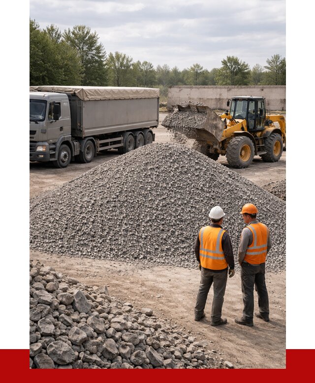 Гранитный щебень фракция 5-20 в Клинцах от 4366 руб | ПРОНЕРУДКлы