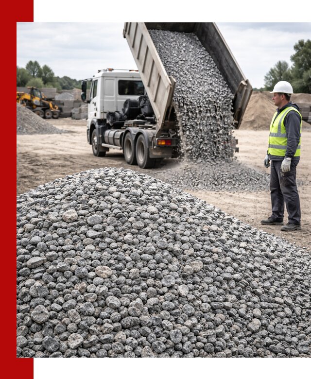 Доставка и продажа гранитного щебня фракции 5-20 в Клинцах