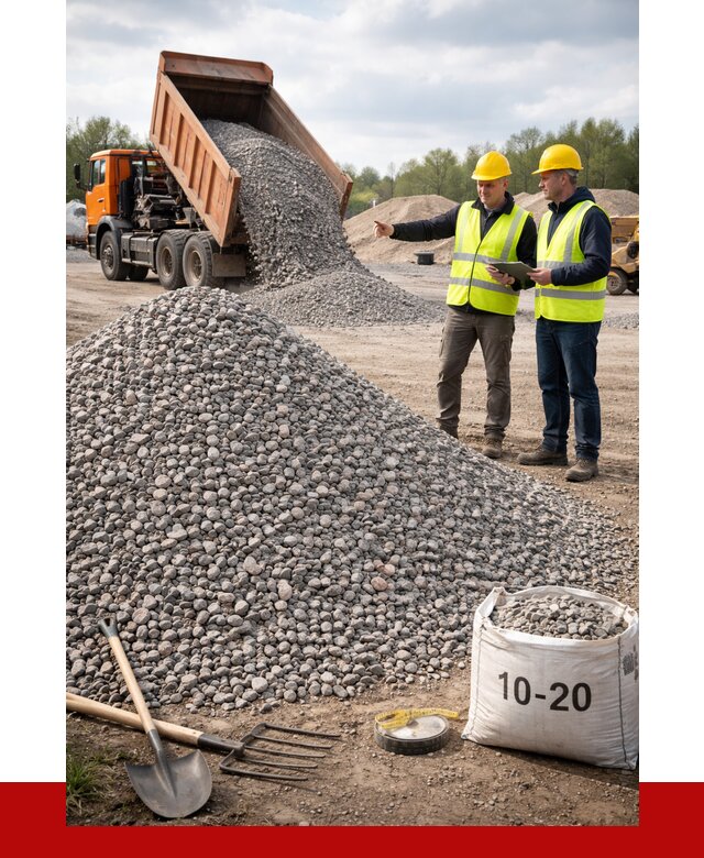 Гранитный щебень фракция 10-20 в Клинцах от 4366 руб.|ПРОНЕРУДКлы