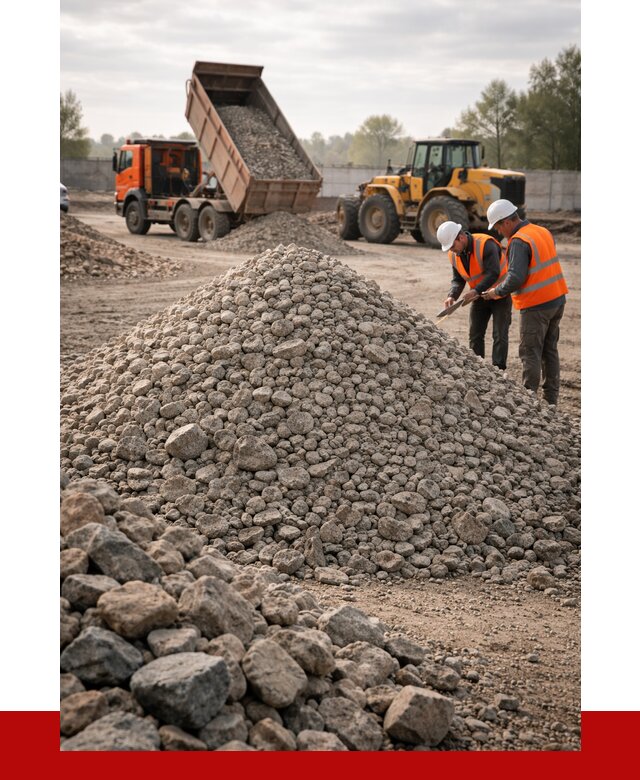 Гранитный щебень фракция 40-70 в Клинцах от 2599 руб ПРОНЕРУДКлы