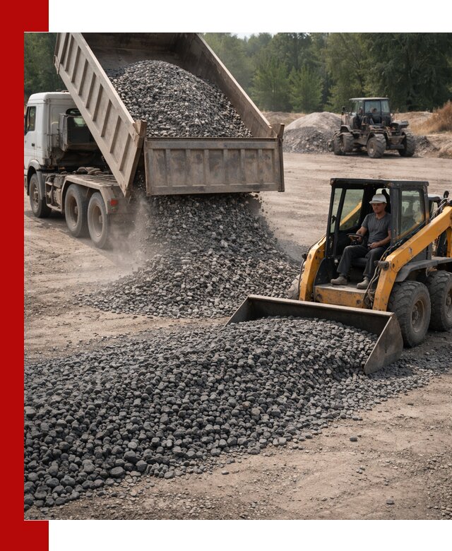 Гранитный щебень фракция 40-70 с доставкой в Клинцах