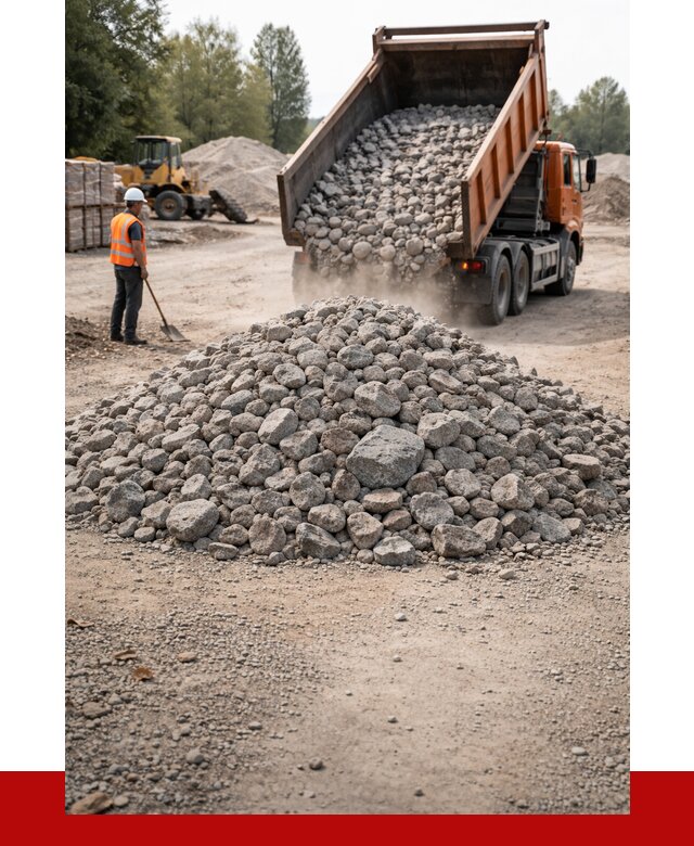 Гранитный щебень фракция 70-150 в Клинцах от 1715 | ПРОНЕРУДКлы