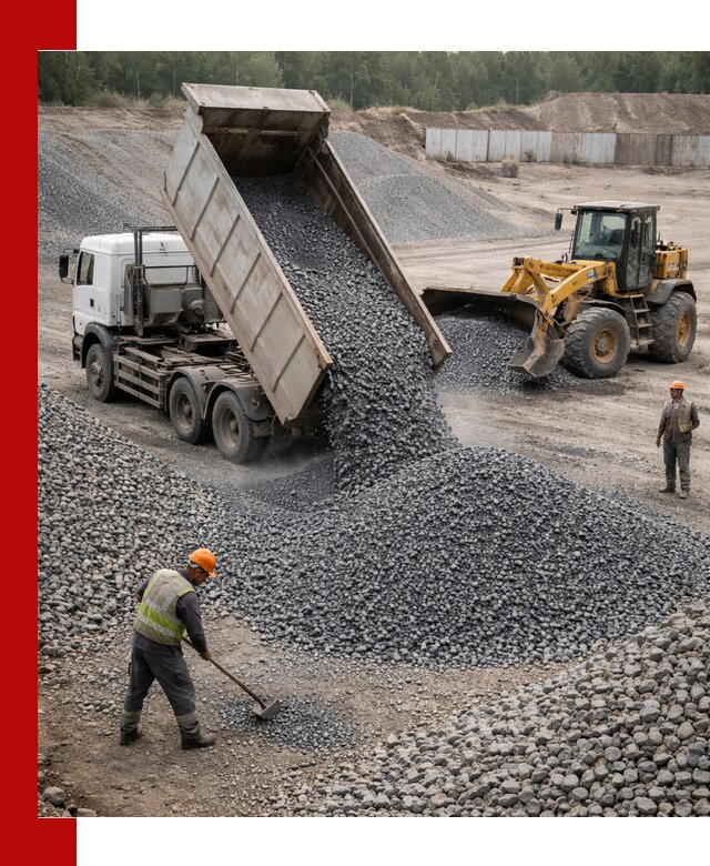 Щебень габбро-диабаз фр. 5-20 с доставкой в Клинцах