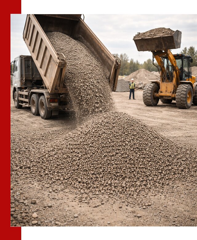 Гравийный щебень фракция 3–10 с доставкой в Клинцах