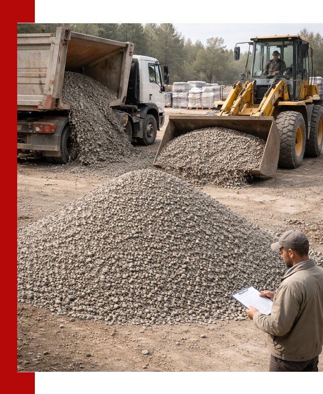 Гравийный щебень фракция 5–10 с доставкой в Клинцах