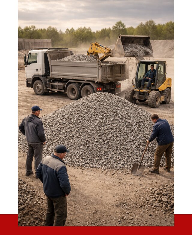 Гравийный щебень фракция 5-20 в Клинцах от 2495 р. ПРОНЕРУДКлы