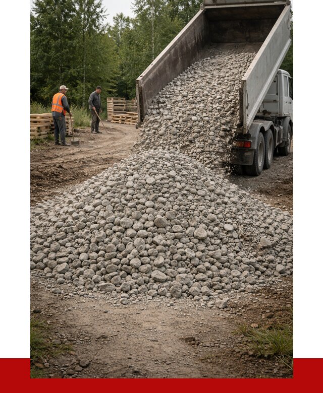 гравийный щебень фракция 70-120 в Клинцах от 2547 р. ПРОНЕРУДКлы