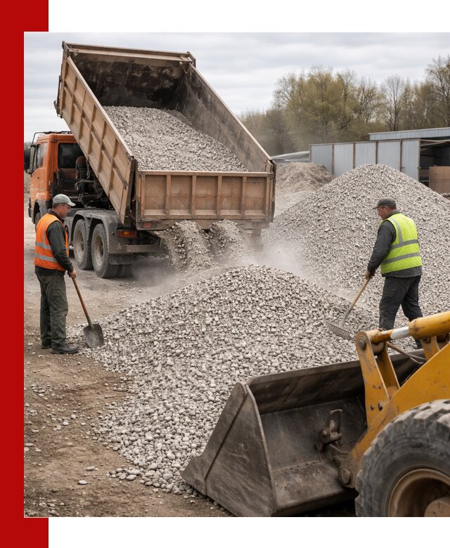 Доломитовый щебень фракции 5-20 с доставкой в Клинцах