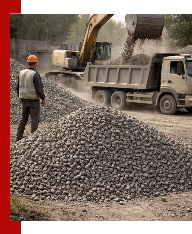 Шлаковый щебень фракция 5-20 с доставкой в Клинцах