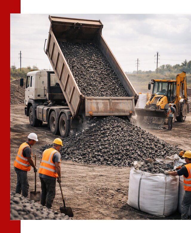 Шлаковый щебень фракция 40-70 с доставкой в Клинцах