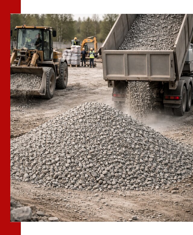 Вторичный щебень фракции 5-20 в Клинцах — доставка и продажа крупнотоннажно