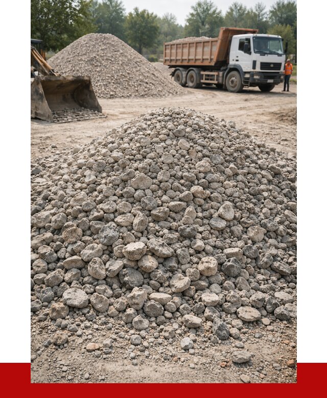 Вторичный щебень фракция 20-40 в Клинцах от 2287 р ПРОНЕРУДКлы