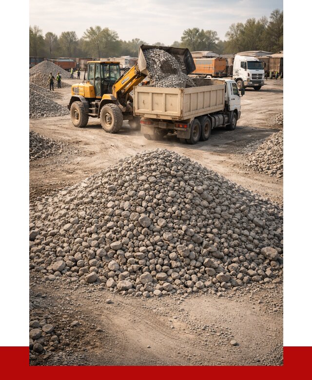 Вторичный щебень фракция 40-70 в Клинцах от 1809 р, ПРОНЕРУДКлы