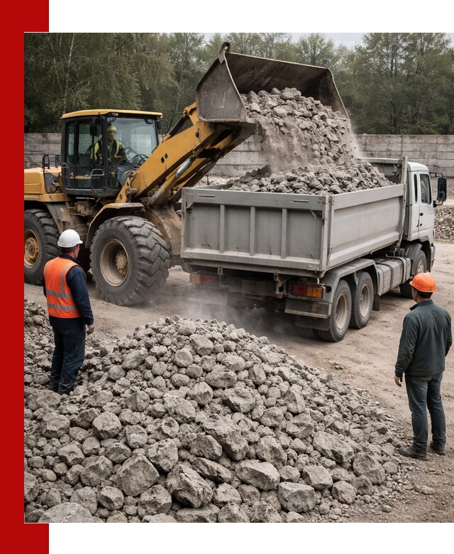 Вторичный щебень фракция 70–150 в Клинцах с доставкой