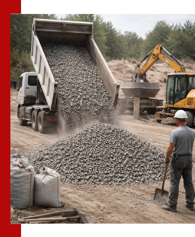 Доставка и продажа бетонного щебня в Клинцах