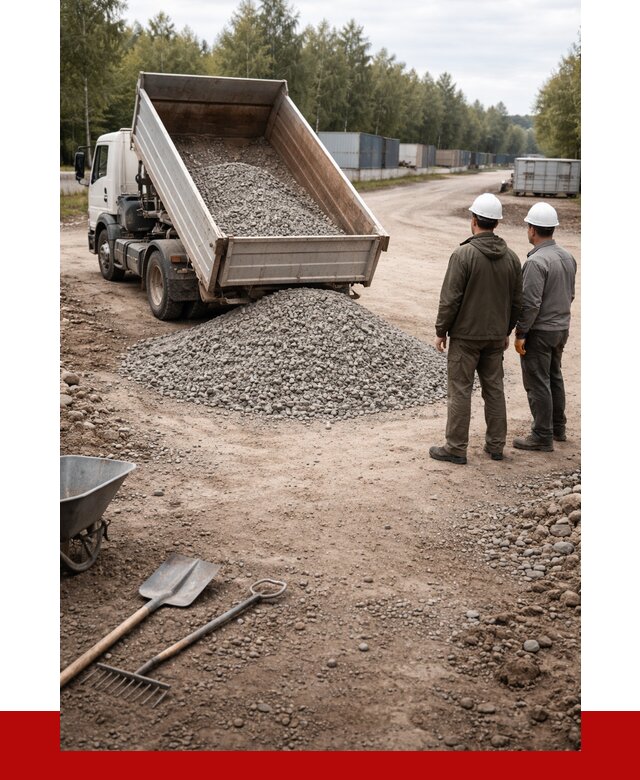 Бетонный щебень фракция 5-20 в Клинцах от 3327 р., ПРОНЕРУДКлы