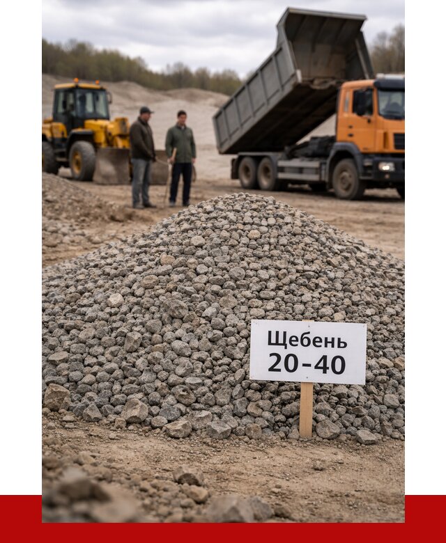 Бетонный щебень фракция 20-40 в Клинцах от 2547 р. | ПРОНЕРУДКлы