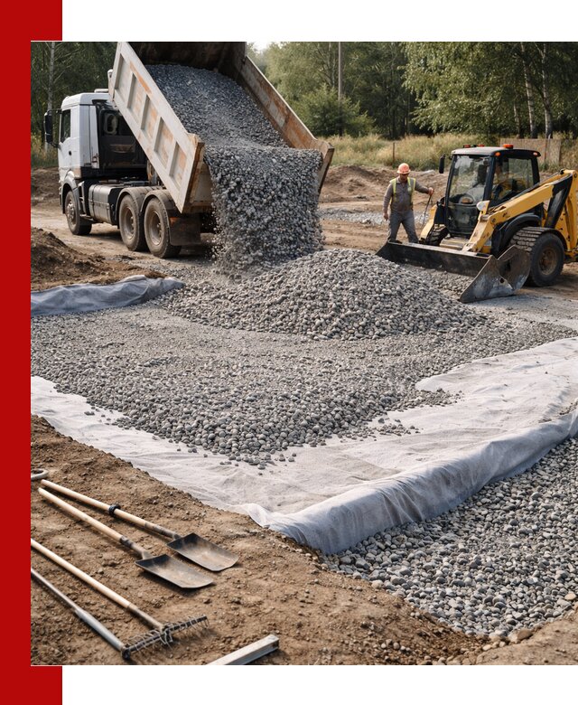 Щебень для фундамента с доставкой в Клинцах