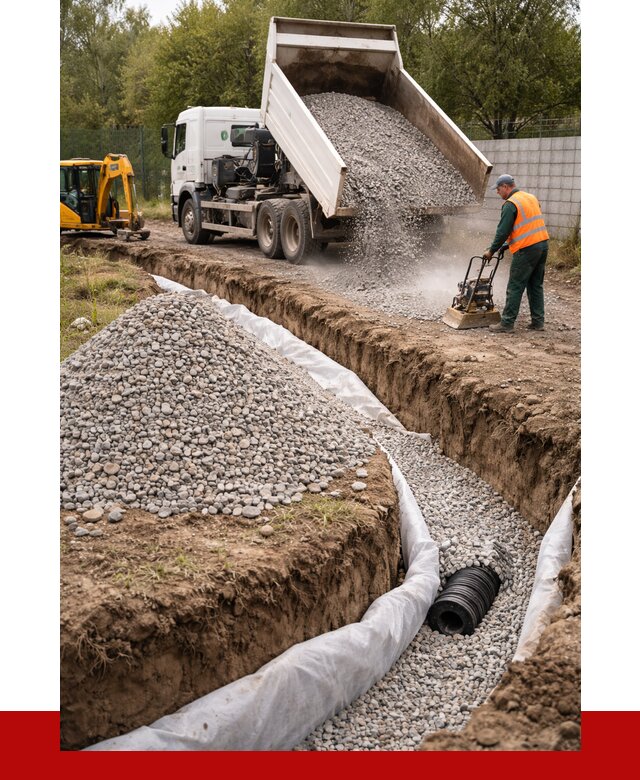 Щебень для дренажа в Клинцах от 1923 р., ПРОНЕРУДКлы доставка