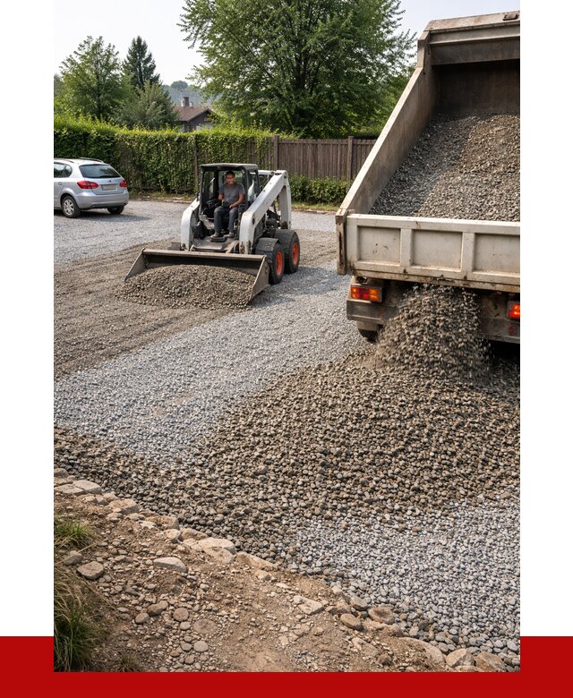 Щебень для парковки в Клинцах с доставкой от 1248 р.| ПРОНЕРУДКлы