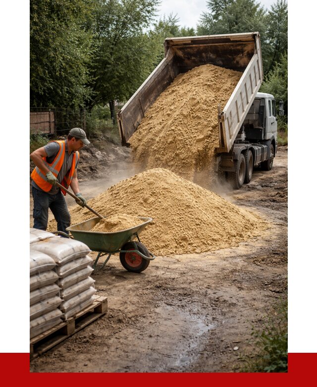 Купить песок с доставкой в Клинцах от 1871 р. | ПРОНЕРУДКлы