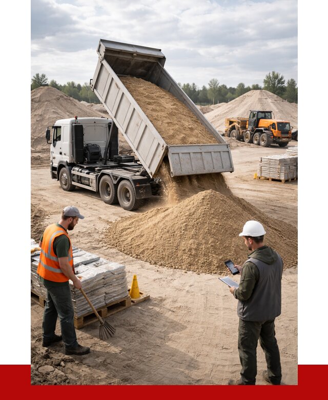 Карьерный песок с доставкой в Клинцах от 3743 р. ПРОНЕРУДКлы
