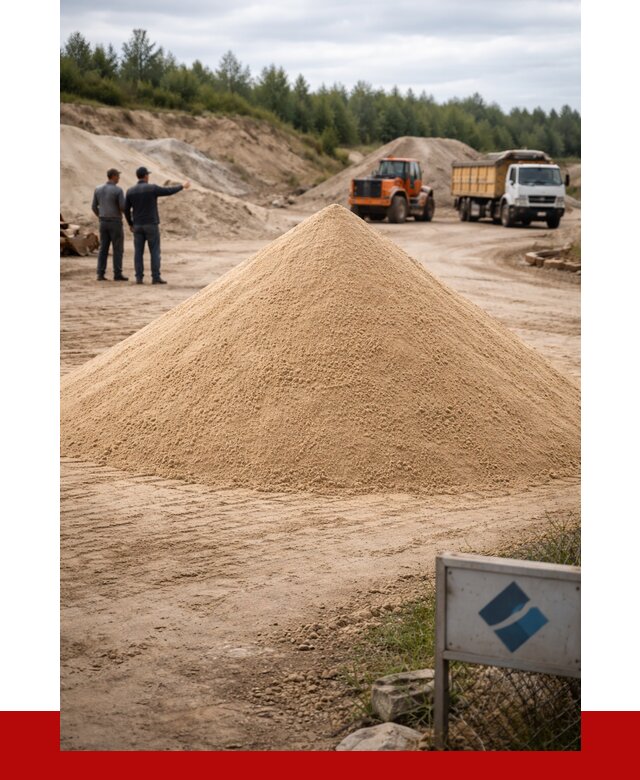 Карьерный песок навалом в Клинцах от 1871 р. | ПРОНЕРУДКлы
