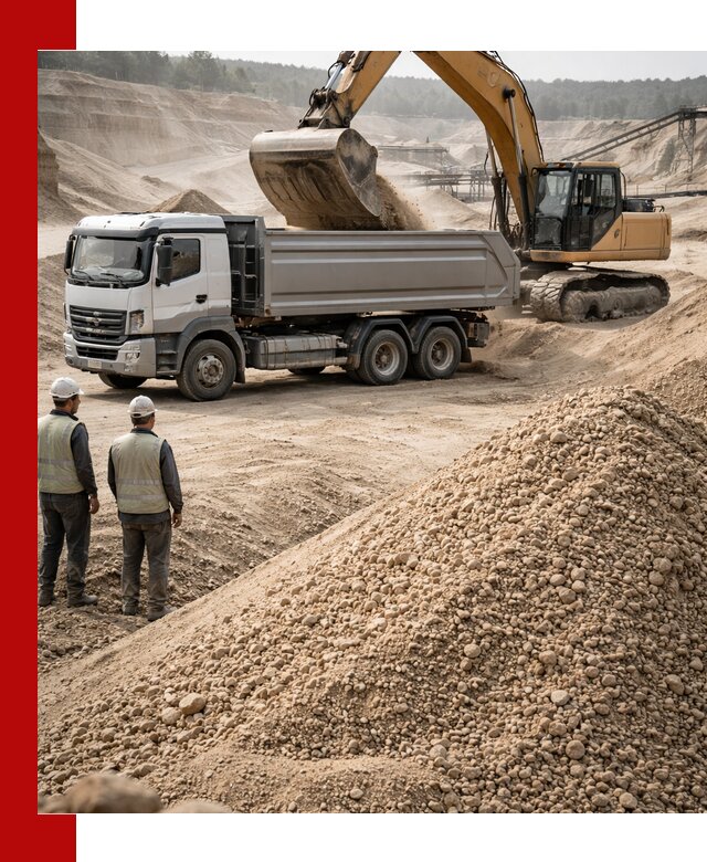 Карьерный крупнозернистый песок с доставкой в Клинцах