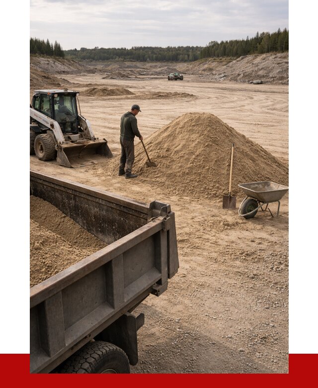 Карьерный песок среднезернистый в Клинцах, от 2287 р. ПРОНЕРУДКлы
