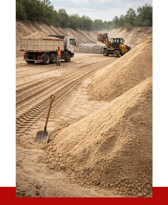 Карьерный песок мелкозернистый в Клинцах от 9356 р. | ПРОНЕРУДКлы