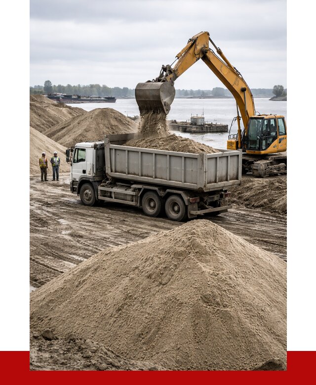 Купить речной песок навалом в Клинцах от 1871 р., ПРОНЕРУДКлы