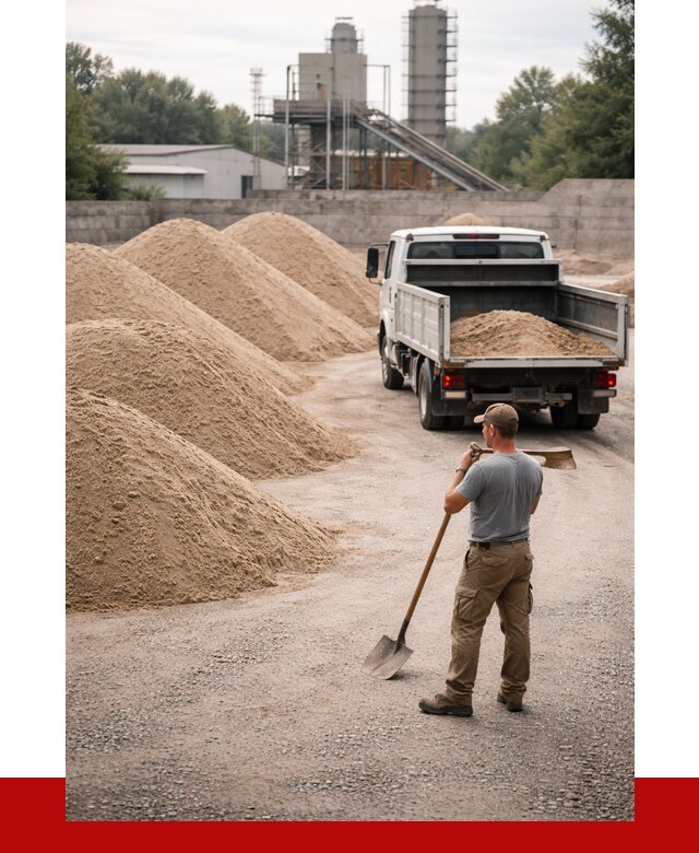 Мытый песок в Клинцах от 1300 р. с доставкой ПРОНЕРУДКлы