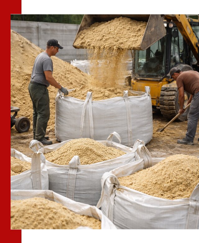 Поставка качественного песка для кладки в Клинцах