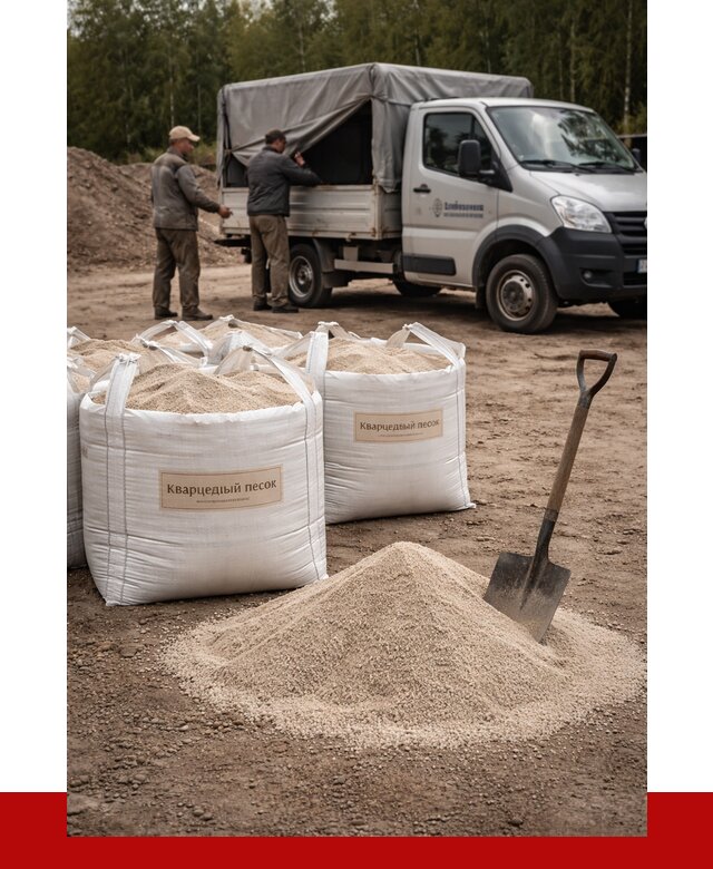 Кварцевый песок для пескоструя в Клинцах от 4678 р. | ПРОНЕРУДКлы