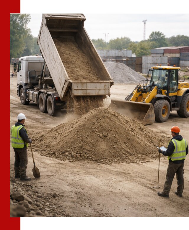 Доставка и продажа пескогрунта оптом и в розницу в Клинцах