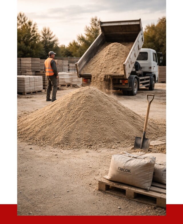 Купить сухой песок в Клинцах с доставкой от 2495 р. | ПРОНЕРУДКлы