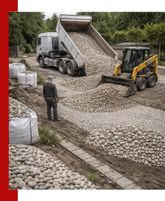 Доставка морской гальки оптом и в розницу в Клинцах