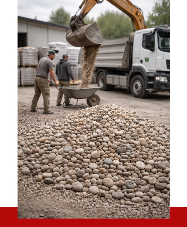 Галька декоративная в Клинцах от 3327 р. за куб | ПРОНЕРУДКлы