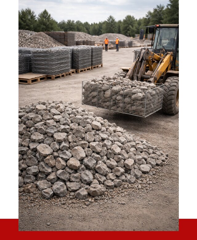 Камень для габионов фракция 70-150 в Клинцах от 4366 р. | ПРОНЕРУДКлы