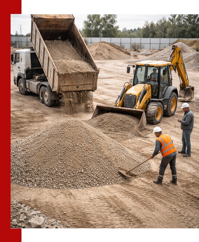 Поставка и доставка ПГС С4 в мешках и самосвалах в Клинцах