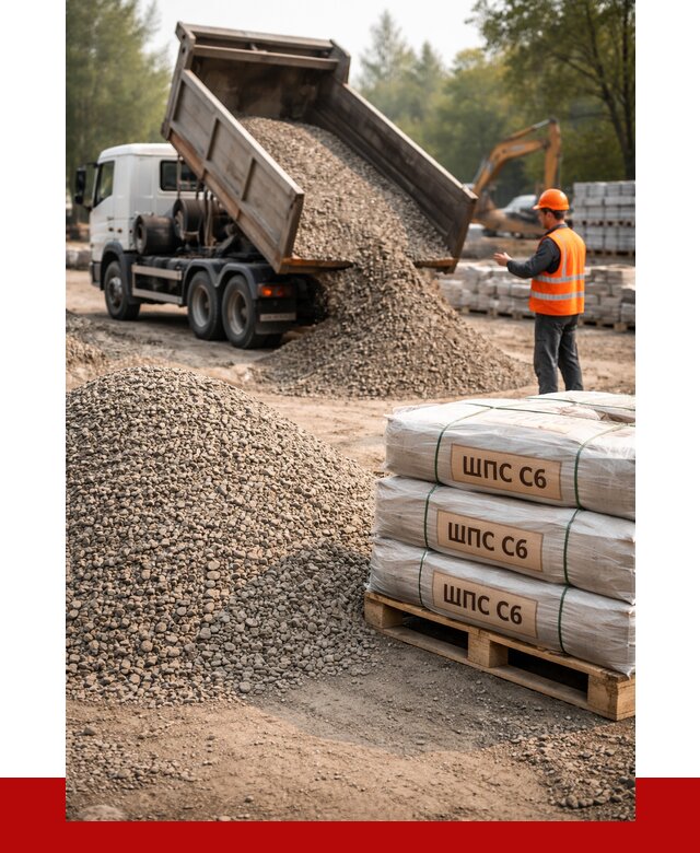ЩПС С6 в Клинцах с доставкой от 2287 р. за куб | ПРОНЕРУДКлы