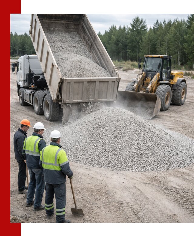 Известняковый отсев 0-5 доставка в Клинцах быстро и выгодно