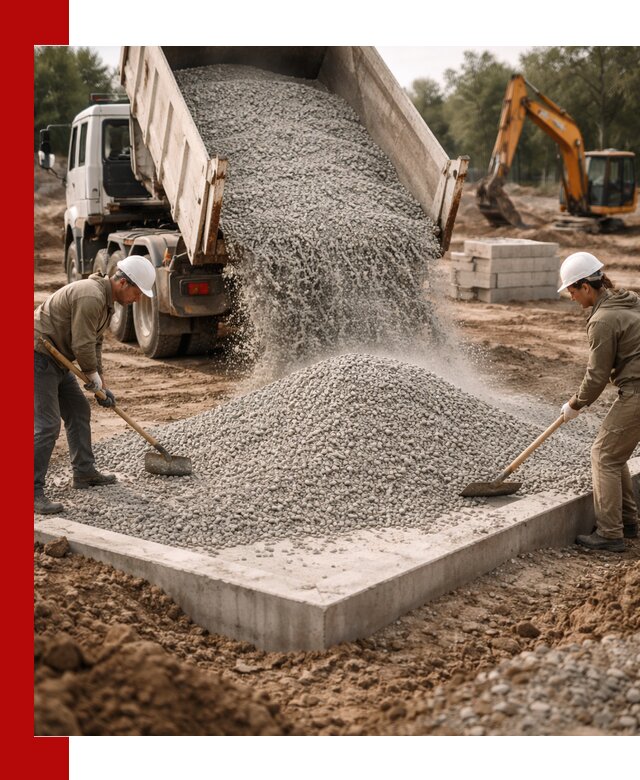 Доставка и продажа отсева для бетона в Клинцах