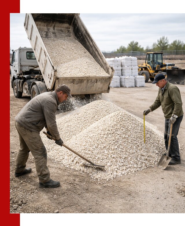 Мраморная крошка с доставкой и разгрузкой в Клинцах