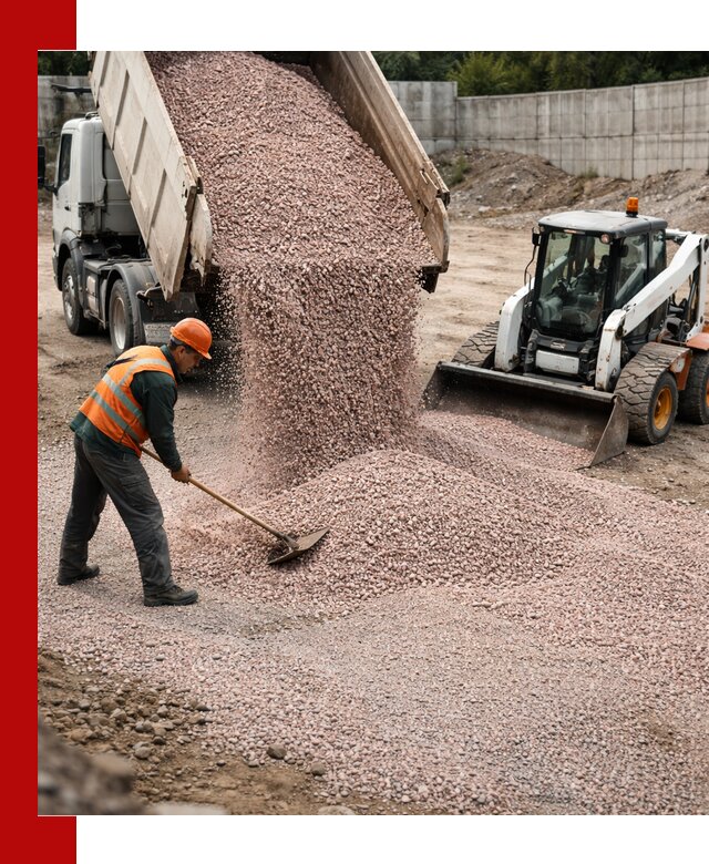 Крошка розовый гранит с доставкой в Клинцах от производителя
