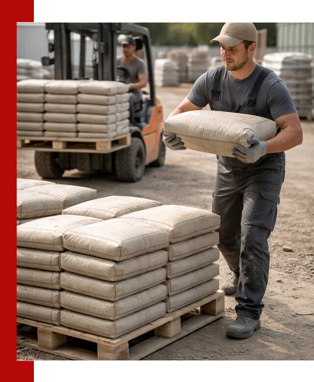 Доставка цемента в мешках оптом и в розницу в Клинцах